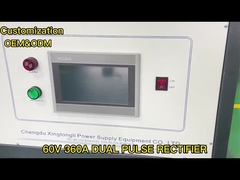 Διπλός προγραμματίσημος ΣΥΝΕΧΗΣ διορθωτής σφυγμού για το διορθωτή επένδυσης μετάλλων IGBT νικελίου χρωμίου ηλεκτρολυτικής επιμετάλλωσης