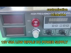 12V 50V 600W Διορθωτής επικάλυψης εισροή εναλλασσόμενου ρεύματος 110V Μία φάση χαμηλή κυματισμός