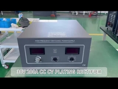 0-30V 200A Εφοδιασμός ηλεκτροπληκτισμού με CC CV λειτουργίες Επεκαθαρισμός