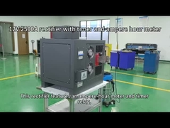 Διορθωτής 12V 2500A με χρονόμετρο και ωρομετρητή