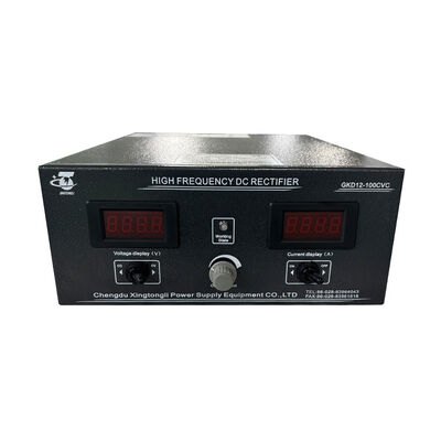 12V 100A Επιλεκτικός ανορθωτής ηλεκτροαπόθεσης χαμηλού κυματισμού με μονοφασική είσοδο 220V