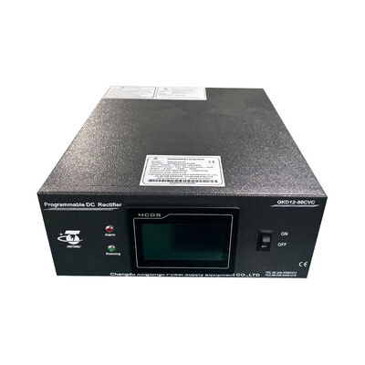 Καλή τιμή Προγραμματιζόμενος 12V 50A χαμηλής κυματισμό DC επανορθωτής για ηλεκτροπλαστική με εισροή μονοφάσης 220V σε απευθείας σύνδεση